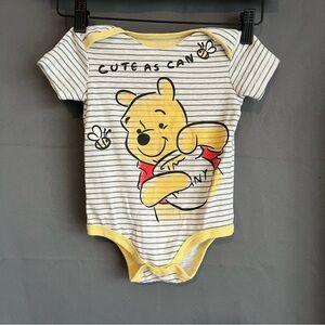 Winnie the Pooh - Cute as can be - 18 month - Short Sleeve Bodysuit - Disney